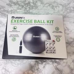 バランスボール エクササイズボールキット 65cm ブルー 空気入れ付き