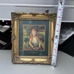 Pierre-Auguste Renoir 絵画　少女の肖像　麦束をもつ少女　油 Pierre-Auguste Renoir 絵画 少女の肖像 麦束をもつ少女 油