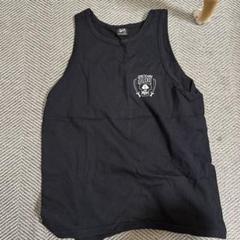 【STUSSY】タンクトップ　ノースリーブ　ショーンフォント　ブラック　美品 激レア】STUSSY ステューシー ノースリーブ タンクトップ 黒