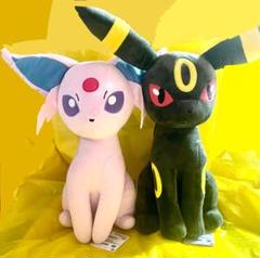 ポケットモンスターめちゃもふぐっとぬいぐるみ（ビッグサイズ）ブラッキー&エーフィ