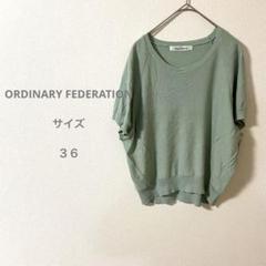 ORDINARY FEDERATION ルーズフィット ミントグリーン Tシャツ