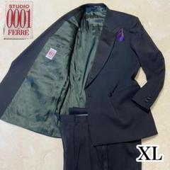 32111801　STUDIO0001FERRE　スーツ上下　イタリア製 Gianfranco FERRE - STUDIO 0001 FERREフェレ＊ダブルスーツの