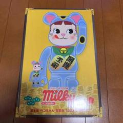BE@RBRICK 招き猫 ペコちゃん「青蓄光」バージョン