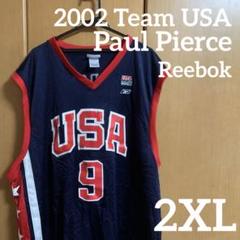 2002 Team USA Paul Pierce No9 バスケジャージトップ