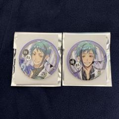 ツイステ おめかしバースデー 缶バッジ ジェイド フロイド