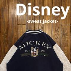 【入手困難】90s Disney デニムスタジャン ミッキー 両面刺繍 y2k 90's Disney 