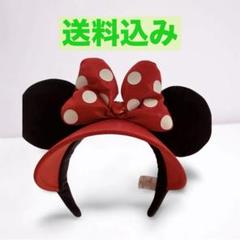 ディズニー ミニー カチューシャ キャップ 帽子 リボン