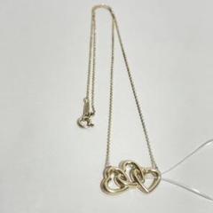 TIFFANY トリプルハート　ネックレス　シルバー925