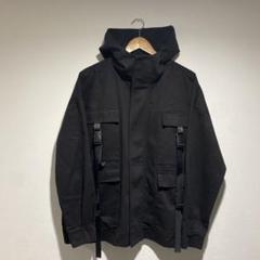 着画あり!!USED モード 4ポケット デザイン ZIp フーディー