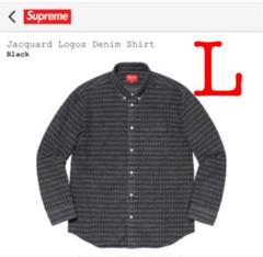 Supreme Jacquard Logos Denim Shirt