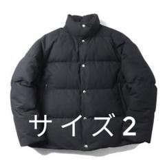 24AW COMOLI コットンナイロンダウンジャケット サイズ2 COMOLI (コモリ) コットンナイロン ダウンジャケット