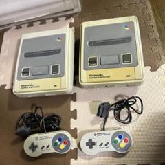 スーパーファミコン本体2台とコントローラー2個