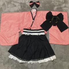 ゴスロリ 着物 和装 90 100 110 120 袴風 七五三