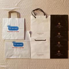 ショップ紙袋】8枚セット ECHIRÉ GODIVA DEMEL - メルカリ