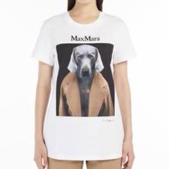 明朝7:00迄特別お値下★新品未使用品　MaxMara 犬プリント 半袖Tシャツ d33f7f3e-5012-478f-96c2-