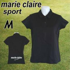 marie claire sport レディース M 半袖ポロシャツ/T10☆
