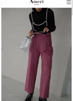 Ameri DROP PEARL SUSPENDER PANTSのサムネイル
