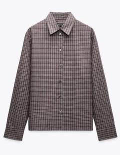国内発送★ZARA★チェック フランネル シャツ チェック フランネル シャツ - ブラック | ZARA Japan / 日本