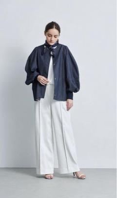【美品】お値下げ yori ヨリ バルーンデニムブルゾン インディゴ 36 美品】お値下げ yori ヨリ バルーンデニムブルゾン インディゴ