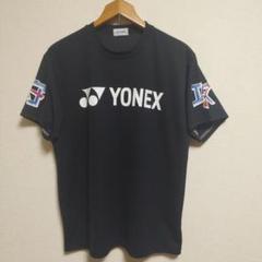 YONEX Tシャツ Mサイズ ブラック ポリエステル100% 速乾性 ドライ