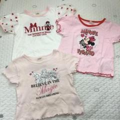 ディズニー ミニーマウス Tシャツ 3枚セット