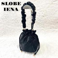 美品SLOBE IENA黒 合成皮革 ハンドバッグ SLOBE ボックスハンドバッグ（ハンドバッグ）｜SLOBE IENA