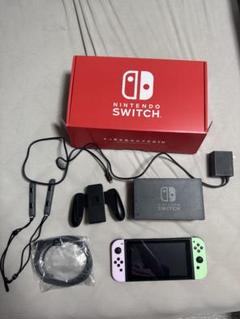 Nintendo Switch 本体 ピンク/グリーン 充実ゲーム付き