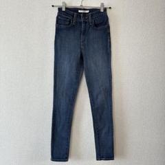 Levi's 721 HIGH RISE SKINNY ダークブルー　スキニー