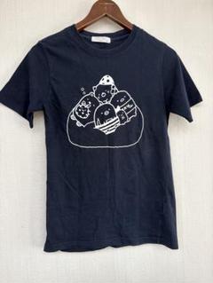 すみっコぐらしTシャツ　半袖シャツ　紺色　サイズS