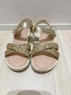 SHEIN ゴールド グリッターサンダル 19.5cm
