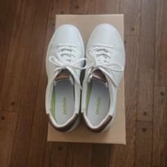 【ほぼ新品】ASICS PEDALA ホワイト/グレー 24㌢ ほぼ新品】ASICS PEDALA ホワイト/グレー 24㌢