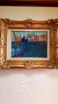 伊藤直　ノイシュバンシュタイン城　洋画　風景画　油彩 2作品セット伊藤直ノイシュバンシュタイン城⭐︎ベネチア