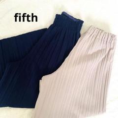 fifth フィフス&韓国製プリーツロングワイドパンツ　2点セット　まとめ売り