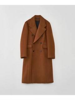 juha ユハ CUTOFF BIG LAPEL ロング コート 1 ブラウン茶のサムネイル