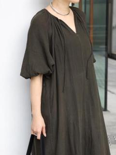 【新品・紙タグ付】ドゥ別注・WALANCE/ワランスのGAUZE DRESSのサムネイル