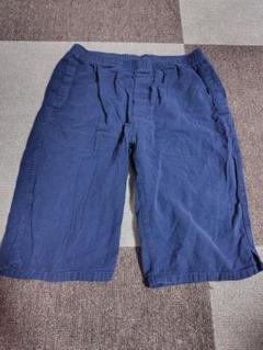 無印良品 ハーフパンツ M ネイビー 綿100%