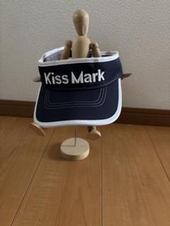 kiss mark ゴルフサンバイザー リボン付きサンバイザー