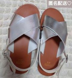 sorotto ☆ ソロット　キッズ　サンダル ★　シルバー　22.0cm