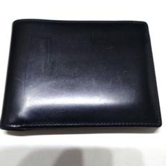 英国製【ETTINGER】エッティンガー　二つ折り財布 ブラックのサムネイル