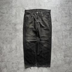 【W38 L32】00s usa levi's black リーバイス 550 00s USA製 Levi'sリーバイス 550 ブラック デニムパンツ w31 L27