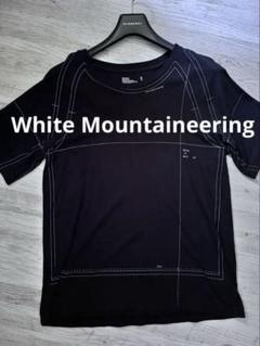 White Mountaineering 設計ステッチデザイン Tシャツ