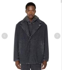 美品 DIESEL 22AW ボリューム ダウンベスト ネイビー L 22AW DIESEL ディーゼル ボリューム ダウンベスト ネイビー Lサイズ