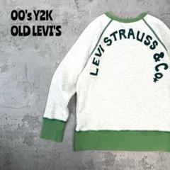00's Y2K LEVI'S リーバイス 前V リブ長 type1 トレーナー