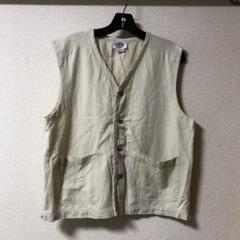 MeCOLBYメンズ 前ボタンベスト ◆サイズM ◆ポケット有