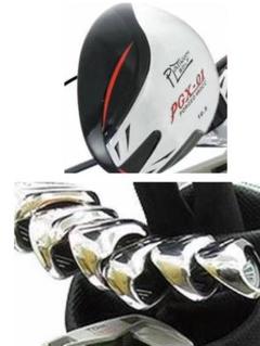 PLATINUM GOLFゴルフメンズ クラブセット9本セットキャディバッグ付き
