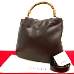 2022年最新】グッチ GUCCI バンブー バッグ 2WAY トートバッグ