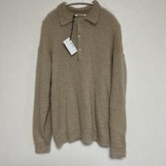 新品】AURALEE オーラリー モヘアニット ニットポロ グリーン 緑