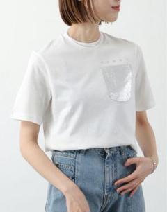 大人ok MARNI マルニ ホワイト Tシャツ メタリックポケット12y S 大人ok MARNI マルニ ホワイト Tシャツ メタリックポケット12y S