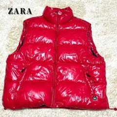 【未使用】 ZARA フード付き オーバーサイズ ダウン ベスト ZARA ザラ drwr フード付き ブラックダウンベスト｜Yahoo!フリマ