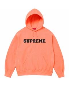 【新品未使用！正規品】Collegiate Hooded Sweatshirt Supreme Collegiate Patchwork Leather Hooded Sweatshirt (FW23